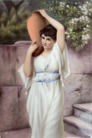 19TH C. KPM STYLE GERMAN PORCELAIN PLAQUE