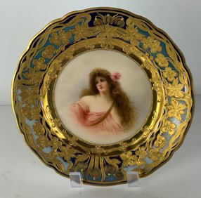 ROYAL VIENNA PORTRAIT PLATE