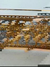 EMPIRE STYLE ORMOLU MOUNTED BACCARAT GLASS CENTREPIECE
