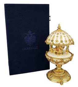 THE IMPERIAL FABERGE MUSICAL CAROUSEL EGG