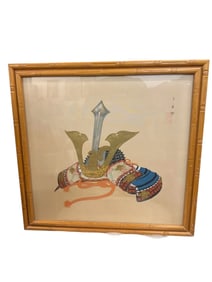 A KAKEJIKU PAINTING SIGNED BY SHOBU DAIETSU
