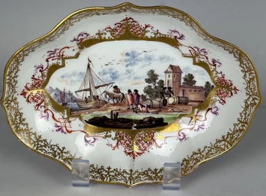 18TH C. MEISSEN DISH