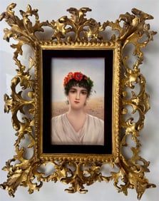 BERLIN KPM PORCELAIN PLAQUE