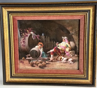 BERLIN KPM PORCELAIN PLAQUE