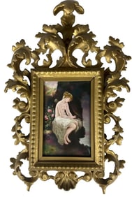 19TH CO BERLIN KPM PORCELAIN PLAQUE