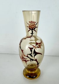 ENAMELLED E. GALLE MINIATURE VASE