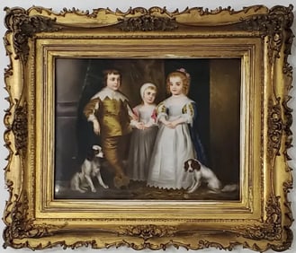 KPM STYLE GERMAN PORCELAIN PLAQUE