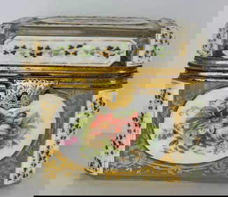 19TH C. MOSER OVERLY GLASS BOX