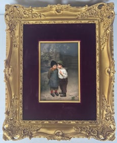 19TH C. BERLIN KPM PORCELAIN PLAQUE