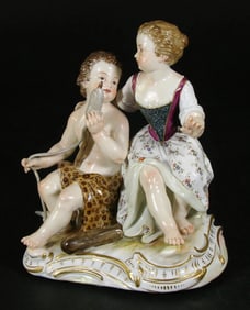 19TH C. MEISSEN GROUP