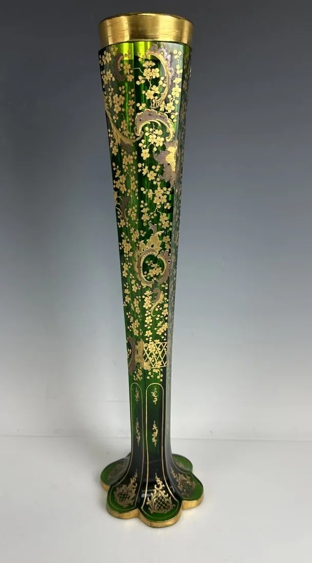 A LARGE MOSER VASE (1 of 4)