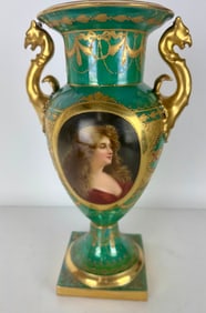 19TH C. ROYAL VIENNA PORCELAIN VASE