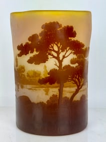 GALLE SCENIC GLASS VASE