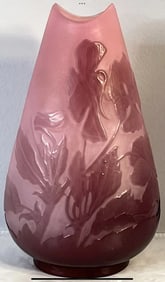 E. GALLE GLASS VASE