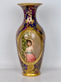 19TH C. ROYAL VIENNA VASE