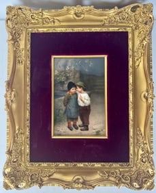 19TH C. BERLIN KPM PORCELAIN PLAQUE