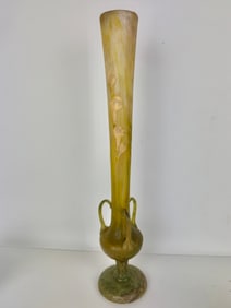 AN IMPORTANT WHEEL CARVE DAUM NANCY VASE