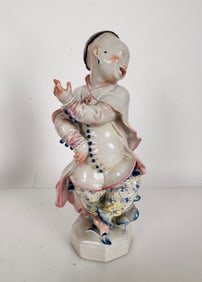 PAUL SCHEURICH MEISSEN FIGURE OF A CHINESE DANCING BOY