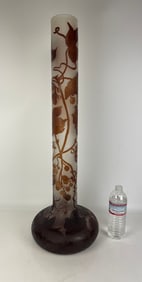 A MONUMENTAL GALLERY VASE
