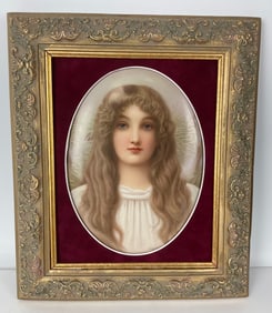 BERLIN KPM PORCELAIN PLAQUE