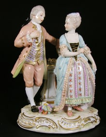 19TH C. MEISSEN GROUP