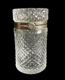ORMOLU MOUNTED BACCARAT CRYSTAL BOX