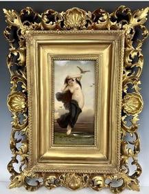 LARGE BERLIN KPM PORCELAIN PLAQUE