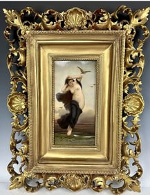 LARGE BERLIN KPM PORCELAIN PLAQUE