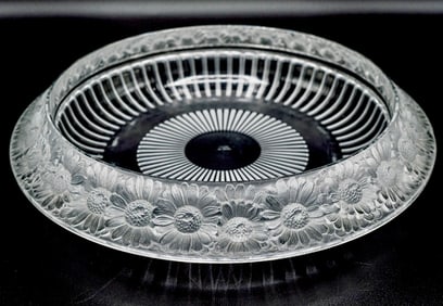 LARGE LALIQUE MARGUERITE BOWL