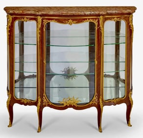 FRENCH KINGWOOD ORMOLU MOUNTED FRANCOIS LINKE VITRINE CIRCA 1890