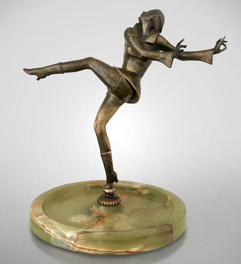 BRONZE SCULPTURE SIGNED LORENZL (1 of 4)
