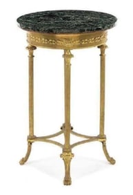 DORE BRONZE MARBLE TOP STAND