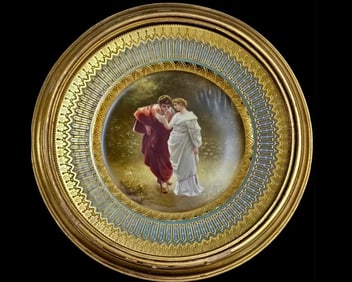 ROYAL VIENNA STYLE PLATE