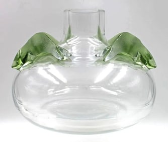 LALIQUE SAGHIR ART GLASS VASE 8