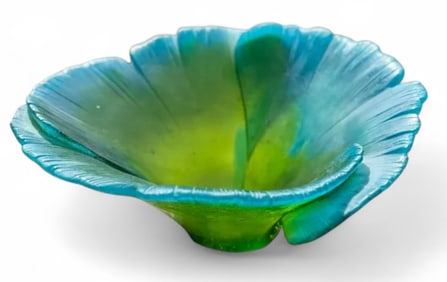 A LARGE DAUM PATE DE VERRE BOWL