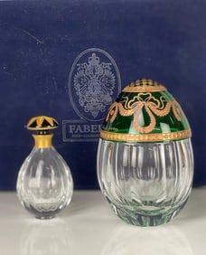 IMPERIAL FABERGE CRYSTAL PERFUME BOTTLE