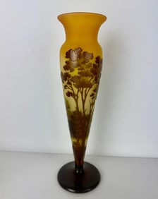 A LARGE GALLE VASE