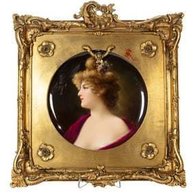 LARGE BERLIN KPM PORCELAIN PLAQUE