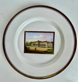 BERLIN KPM TOPOGRAPHICAL PORCELAIN PLATE