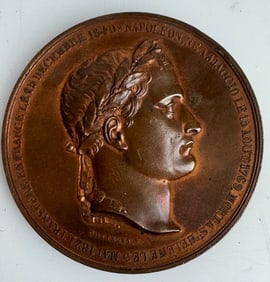NAPOLEON BONAPART BRONZE MEDAL