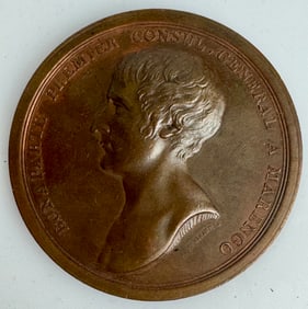 NAPOLEON BONAPART BRONZE MEDAL