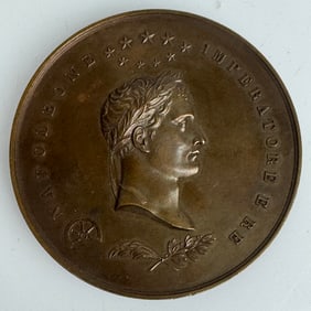 NAPOLEON BONAPART BRONZE MEDAL