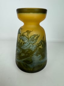 GALLE STYLE GLASS VASE