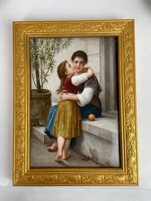 19TH C. BERLIN KPM PORCELAIN PLAQUE