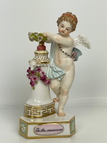 MEISSEN FIGURE OF A CHERUB