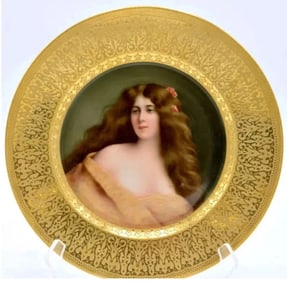 19TH C. ROYAL VIENNA STYLE PLATE