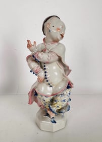 PAUL SCHEURICH MEISSEN FIGURE OF A CHINESE DANCING BOY