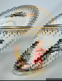 19TH C. SEVRES CUP AND SAUCER