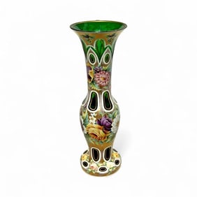 A MAGNIFICENT MOSER VASE