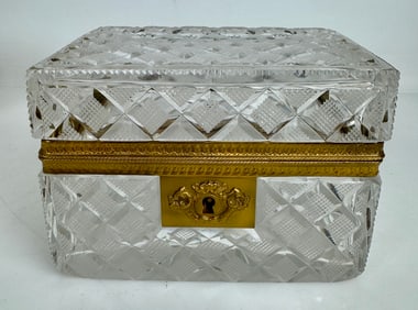 ORMOLU MOUNTED BACCARAT CRYSTAL VASE